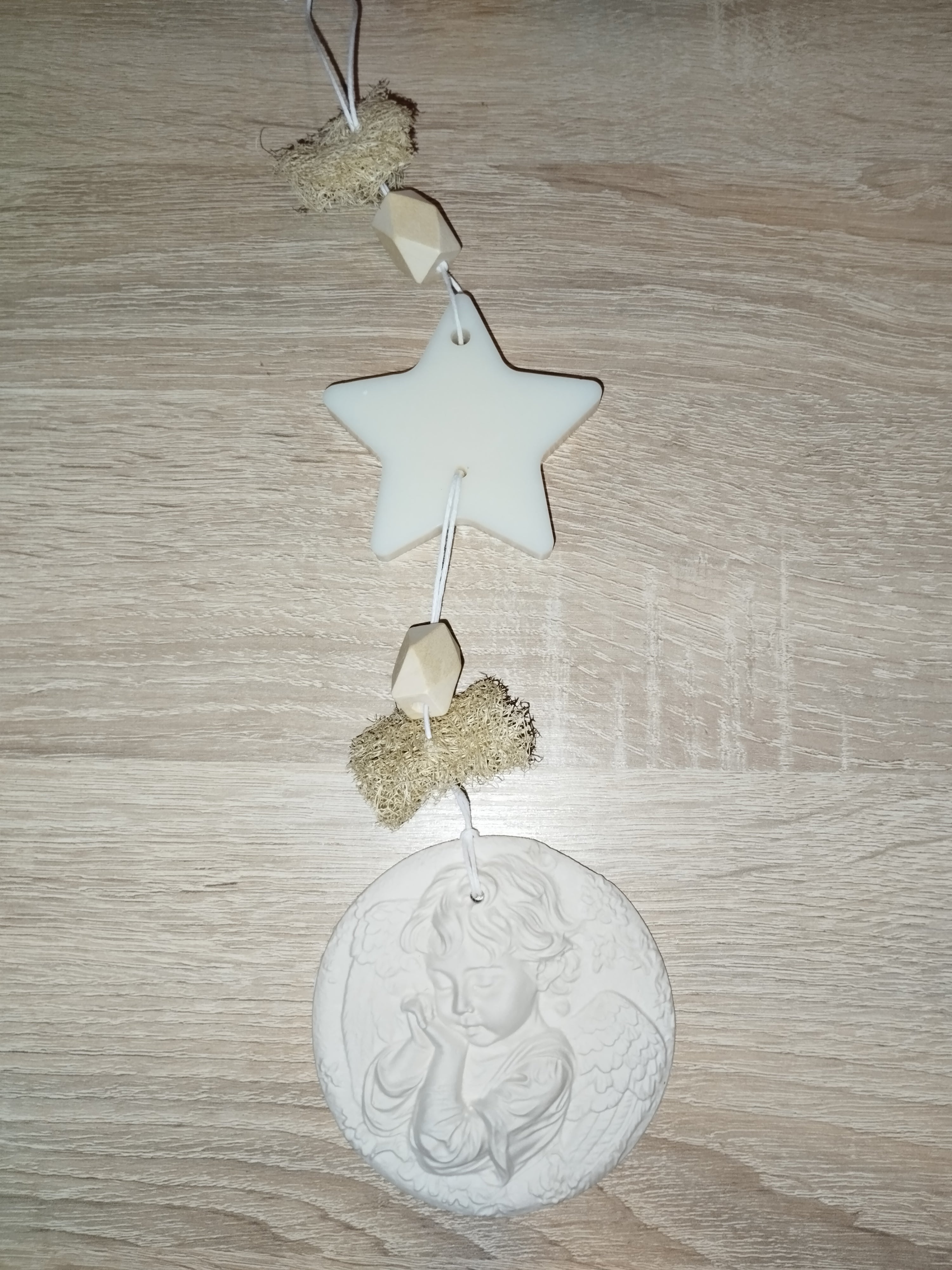 Suspension Petit Ange et sa cire parfumée