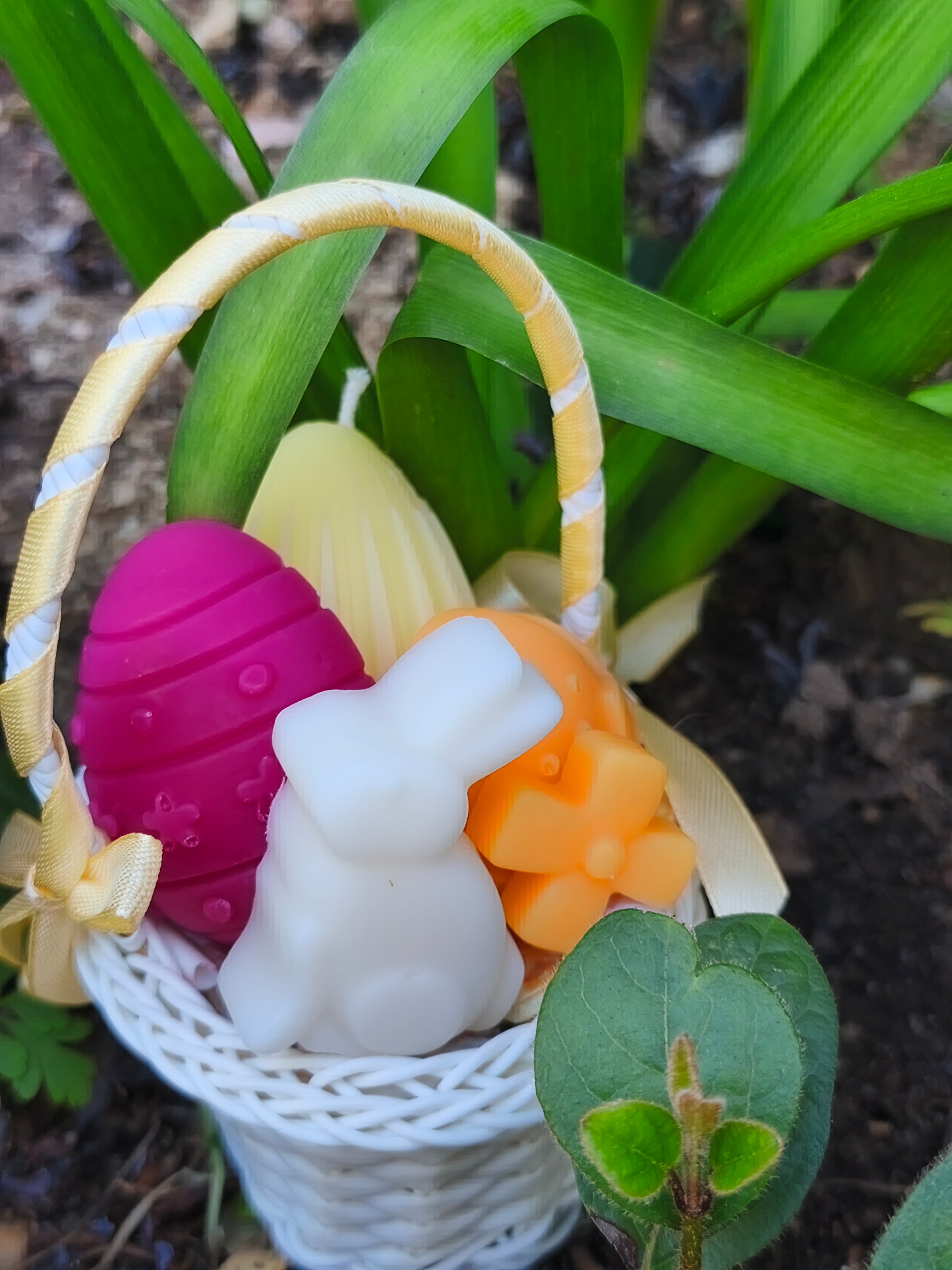 Panier de Pâques Gourmand - Bougies & Fondants Parfumés