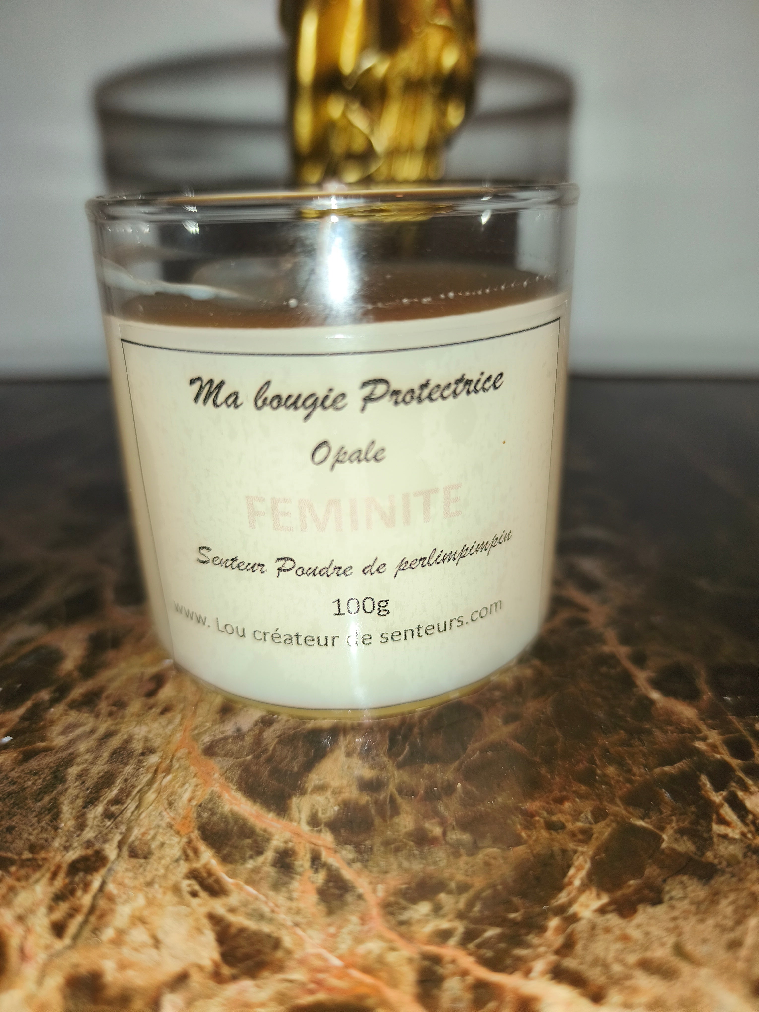 Ma bougie protectrice. L'opale